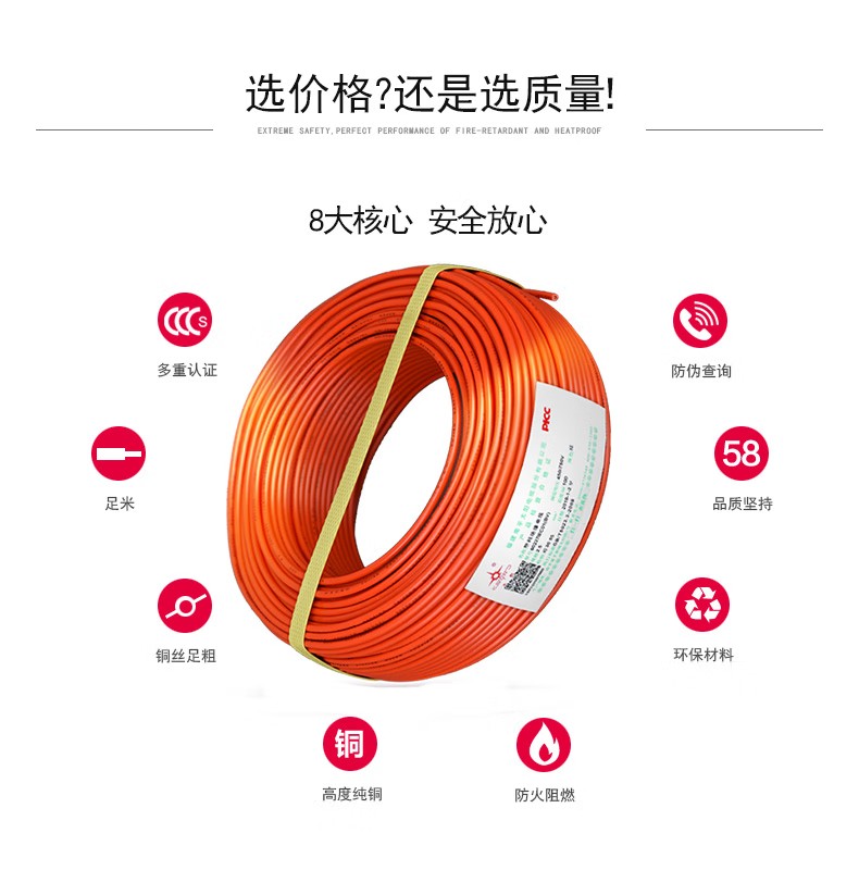 铜芯聚氯乙烯绝缘电线